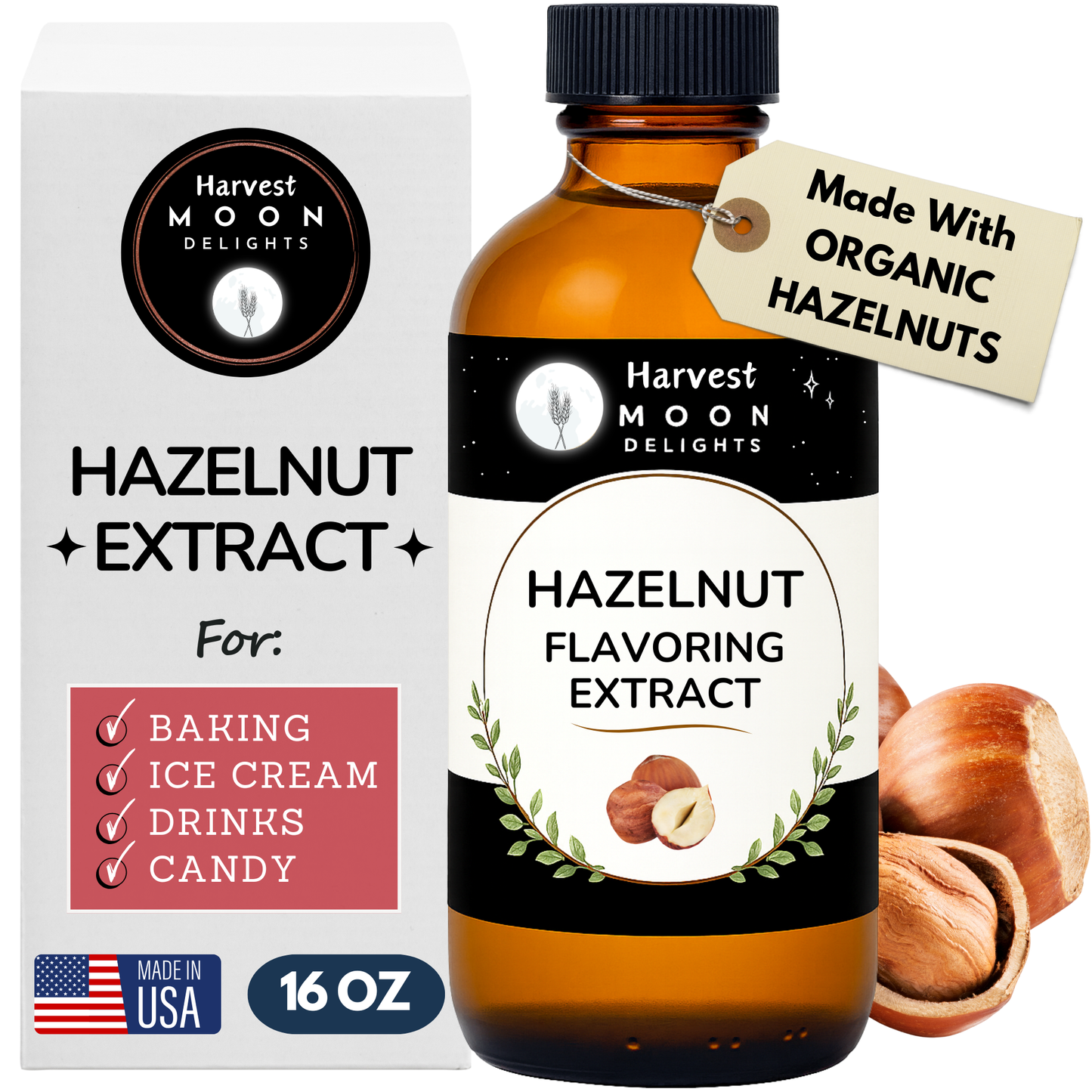 Hazelnut Extract for Baking, Drinks & More