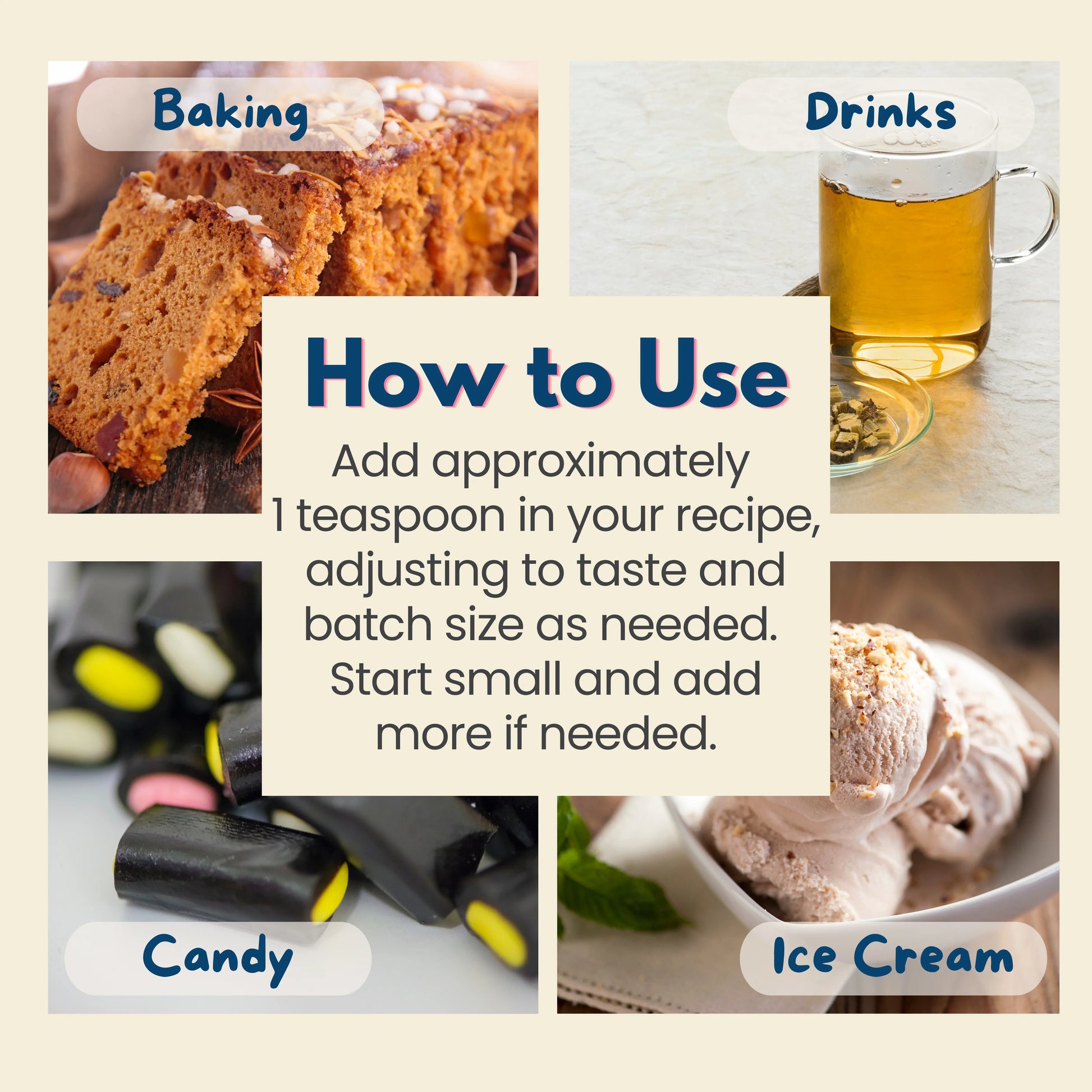 organic anise extract for baking, drinks, ice cream and candy
