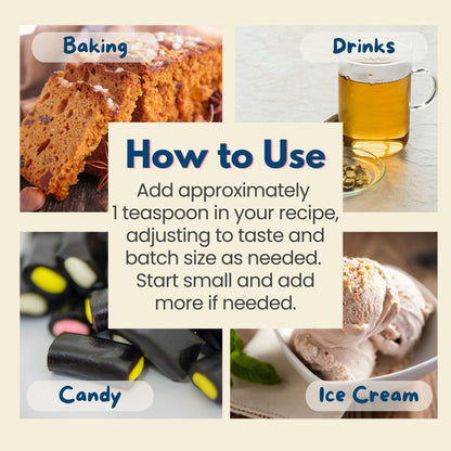organic anise extract for baking, drinks, ice cream and candy
