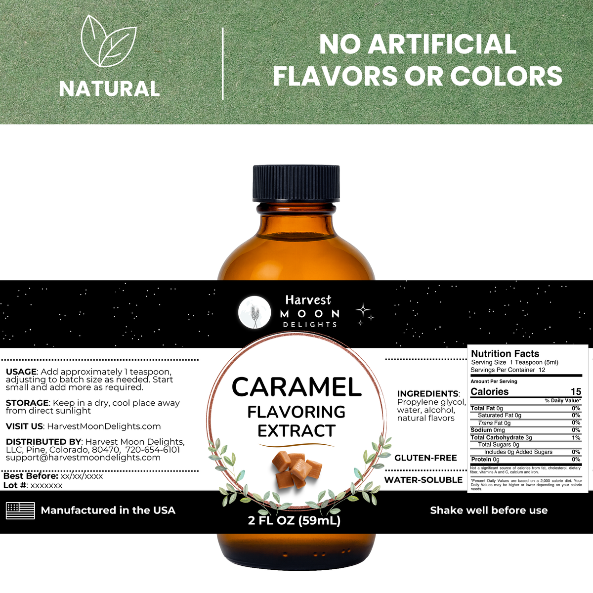 Caramel Extract for Baking, Drinks and More