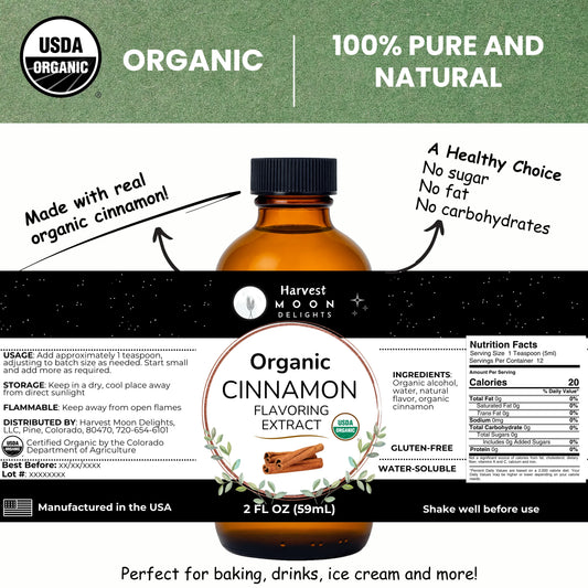 cinnamon extract label
