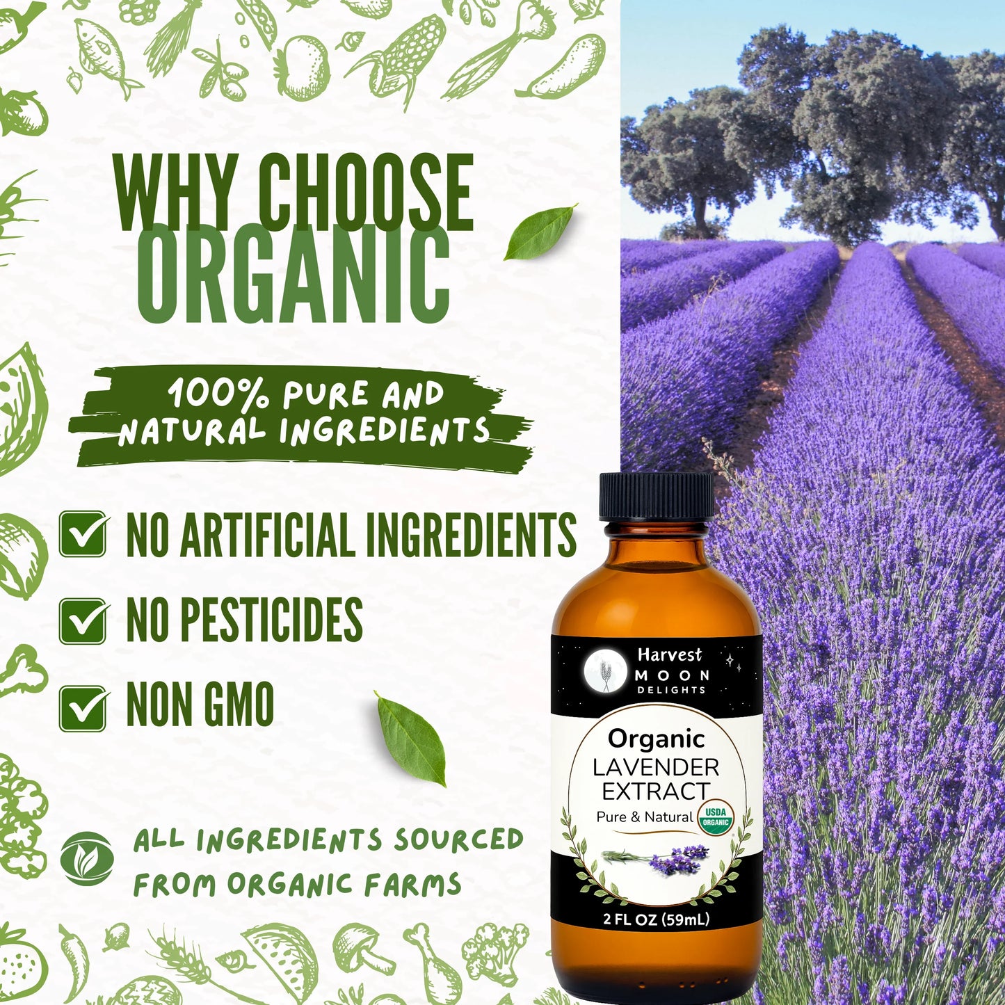 organic lavender flavoring is non gmo
