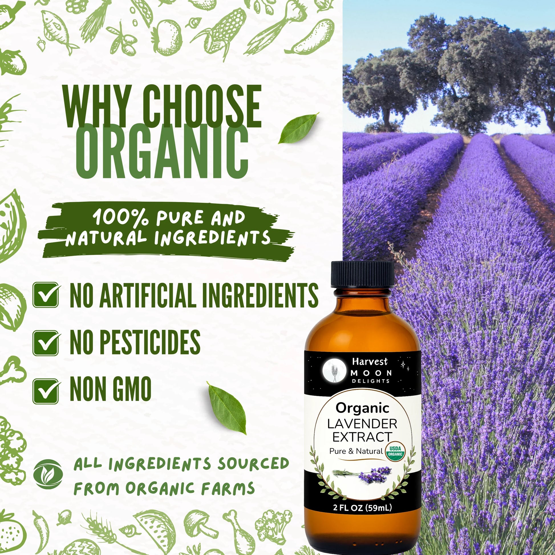 organic lavender flavoring is non gmo

