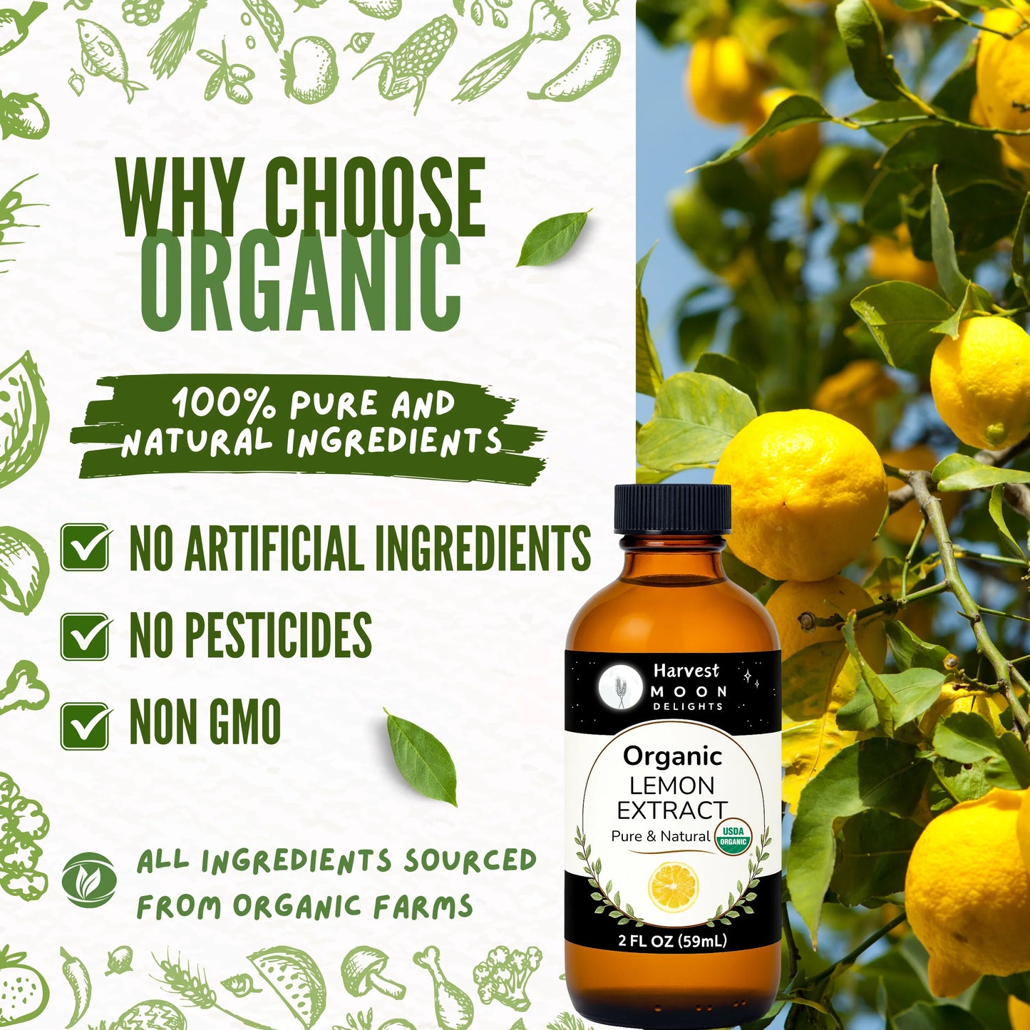organic lemon extract is non gmo
