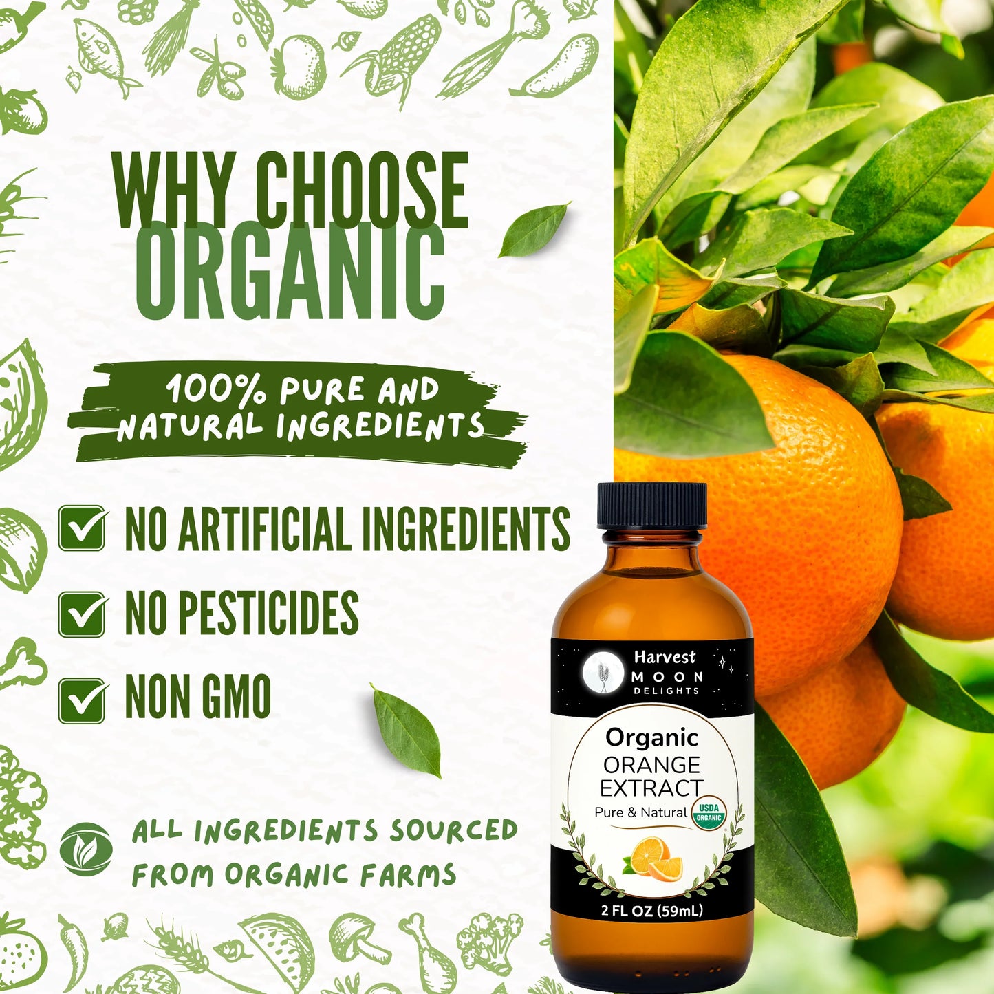 organic orange extract is non gmo
