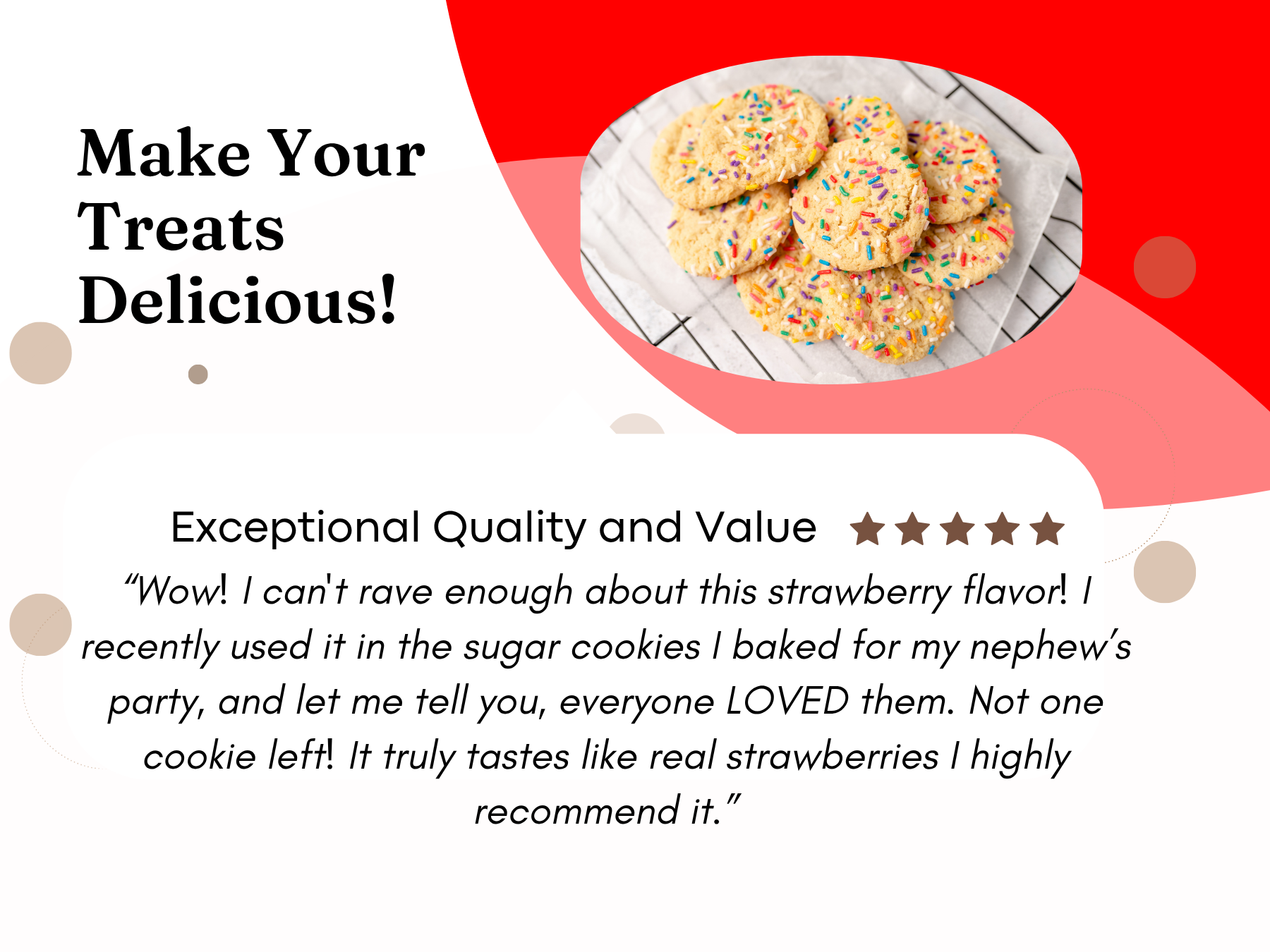 organic strawberry extract review. I love this strawberry flavor!