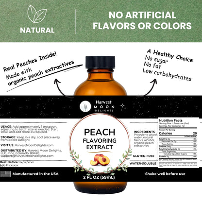 peach extract label
