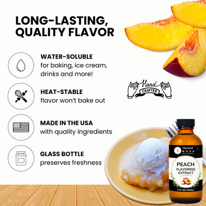 water soluble peach extract, peach flavoring made in the usa
