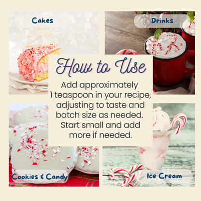Peppermint extract for baking, drinks, ice cream and candy
