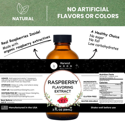 raspberry extract label
