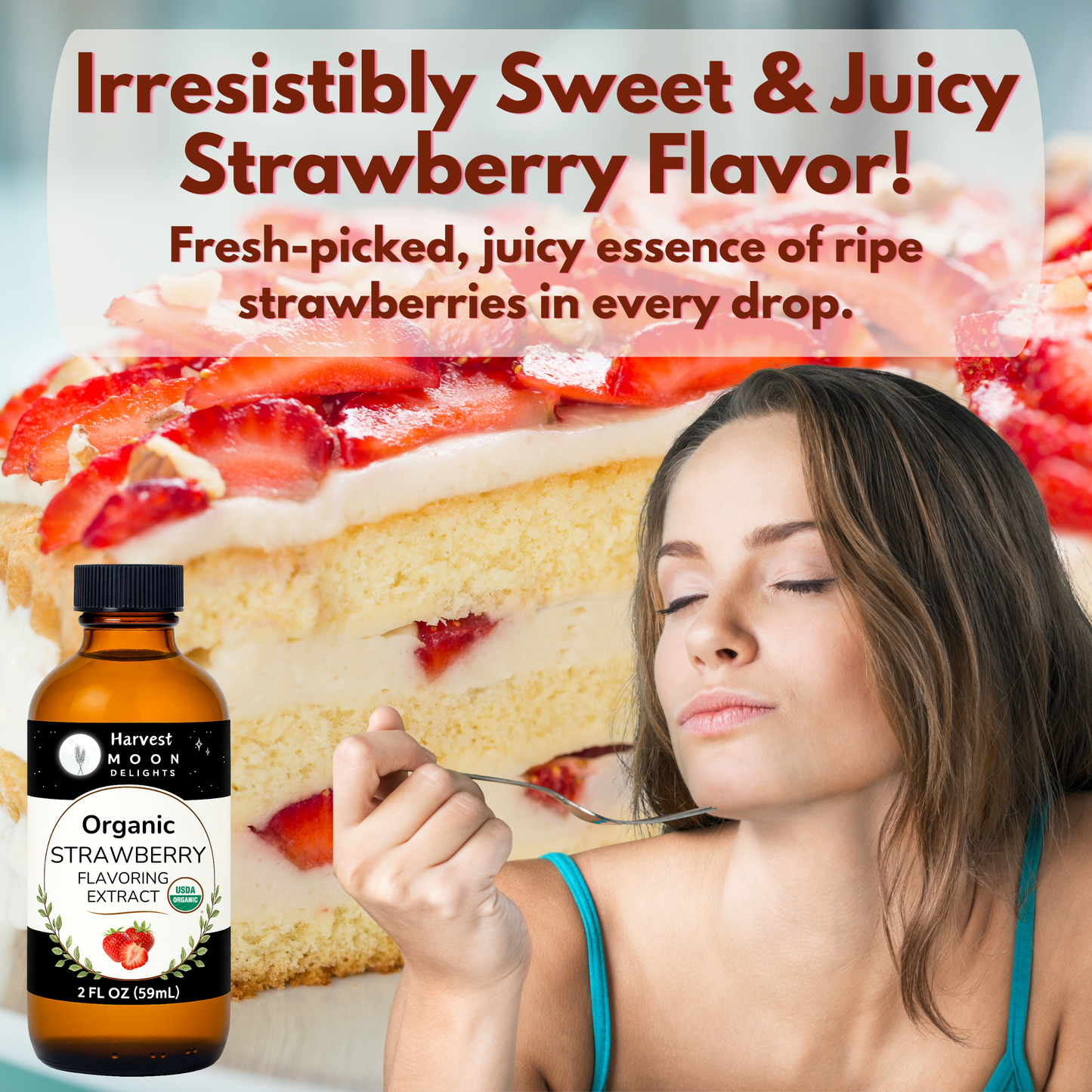 strawberry flavor for baking, drinks, ice cream
