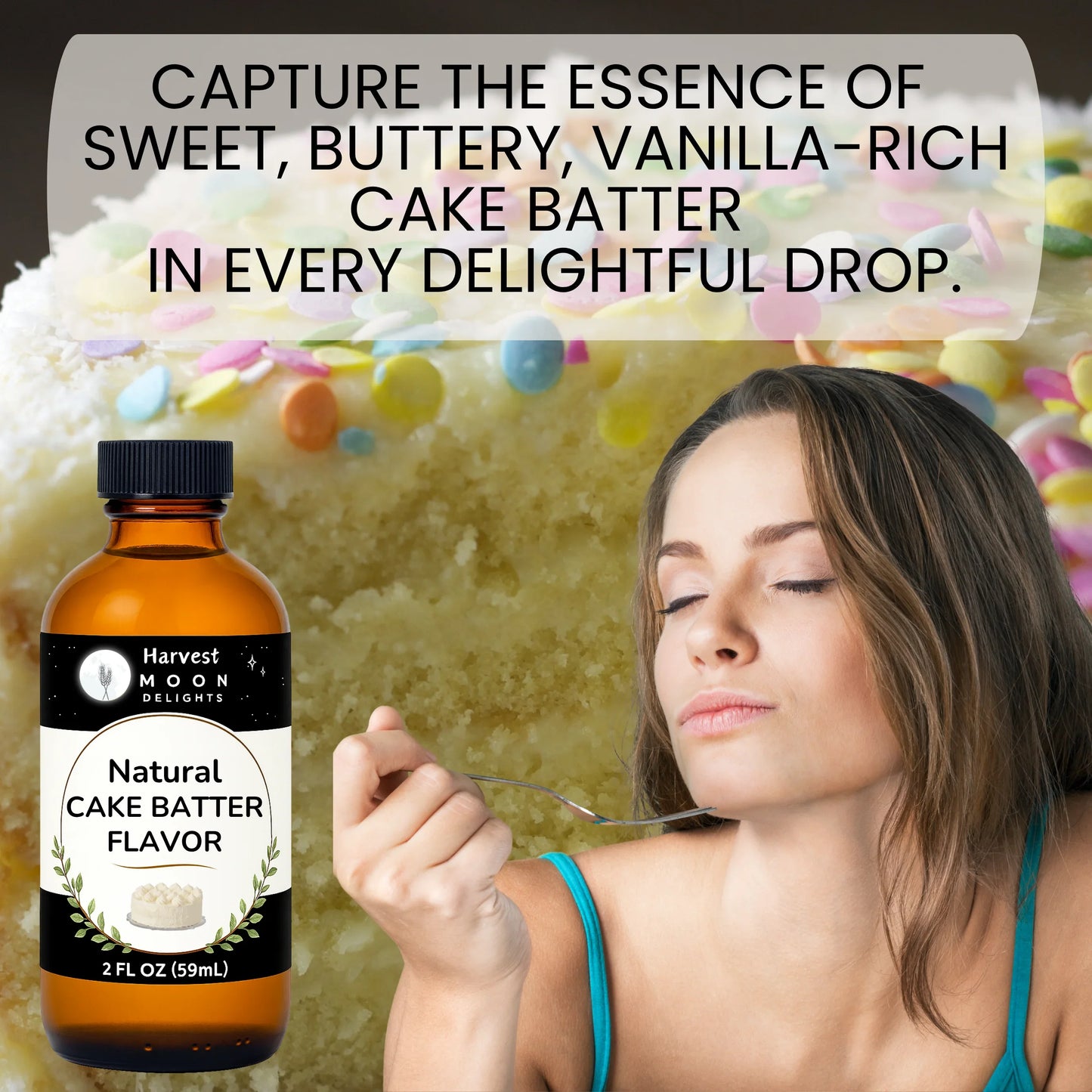 cake batter extract for baking, drinks, ice cream and candy