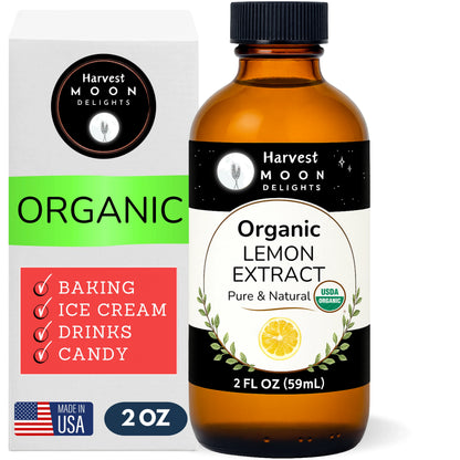 organic lemon extract bottle
