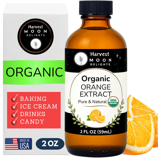 organic orange extract bottle
