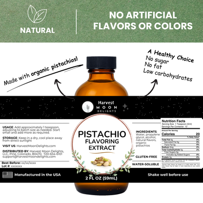 Pistachio Extract for Baking, Drinks & More